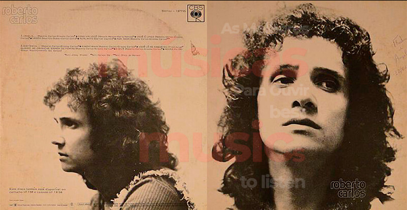 Capa e Contra Capa LP - Roberto Carlos o Album de 1972