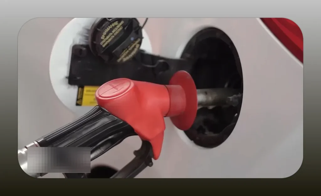 Abastecimento impacto do combustível na vistoria